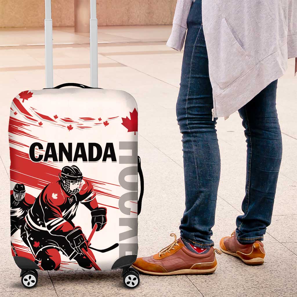 Canada Hockey Luggage Cover Canada Owns Hockey