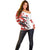 Custom Canada Hockey Off Shoulder Sweater Canada Owns Hockey - Wonder Print Shop