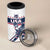 Custom USA Hockey 4 in 1 Can Cooler Tumbler Team USA Champions