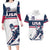 Custom USA Hockey Couples Matching Long Sleeve Bodycon Dress and Hawaiian Shirt Team USA Champions - Wonder Print Shop