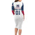 Custom USA Hockey Family Matching Long Sleeve Bodycon Dress and Hawaiian Shirt Team USA Champions - Wonder Print Shop