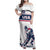 Custom USA Hockey Family Matching Off Shoulder Maxi Dress and Hawaiian Shirt Team USA Champions - Wonder Print Shop