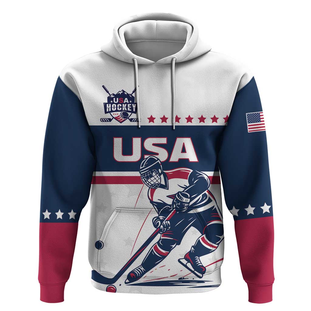 Custom USA Hockey Hoodie Team USA Champions - Wonder Print Shop