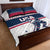 USA Hockey Quilt Bed Set Team USA Champions