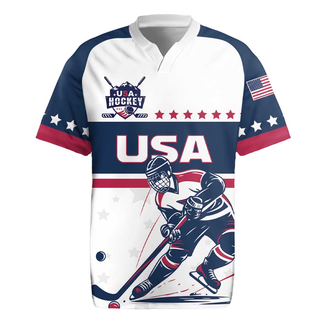 Custom USA Hockey Rugby Jersey Team USA Champions