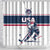 USA Hockey Shower Curtain Team USA Champions