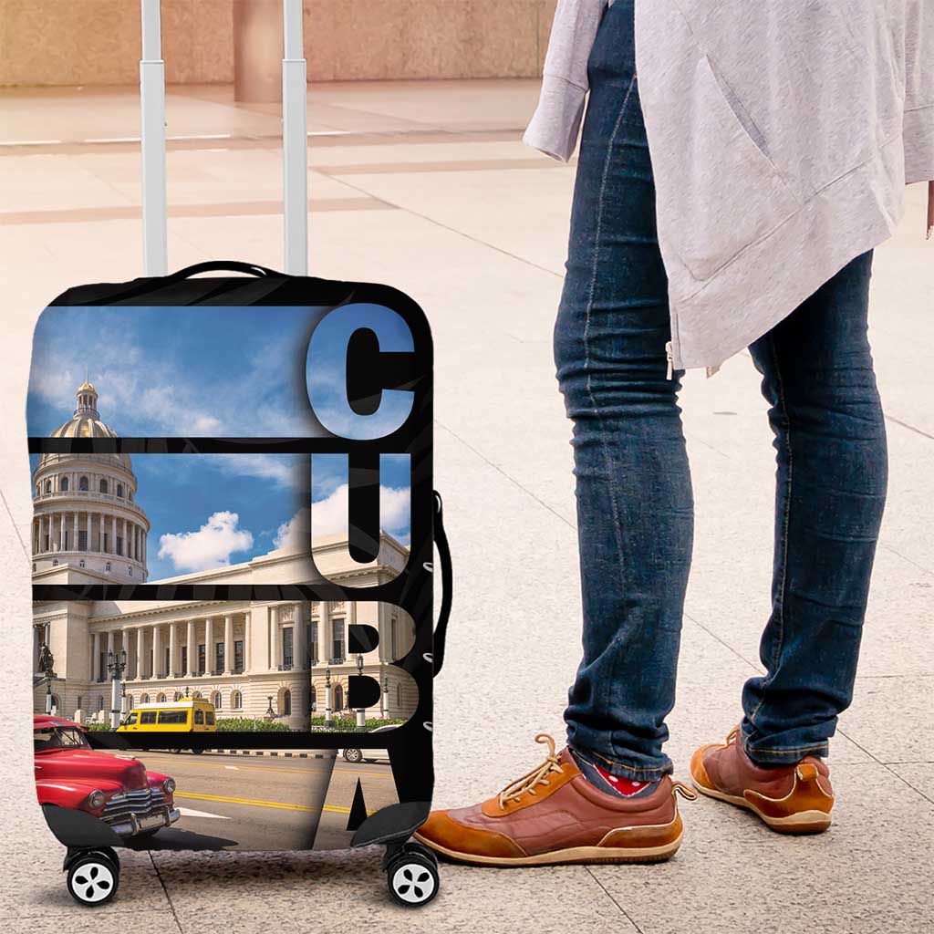 Cuba El Capitolio Luggage Cover Where My Story Begin