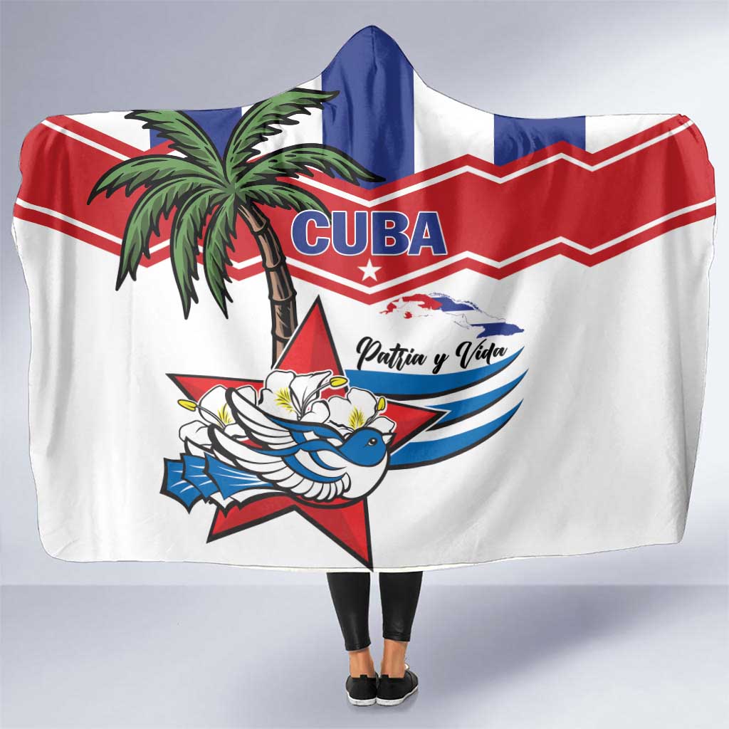 Cuba Patria Y Vida Hooded Blanket Cuban Trogon Unique