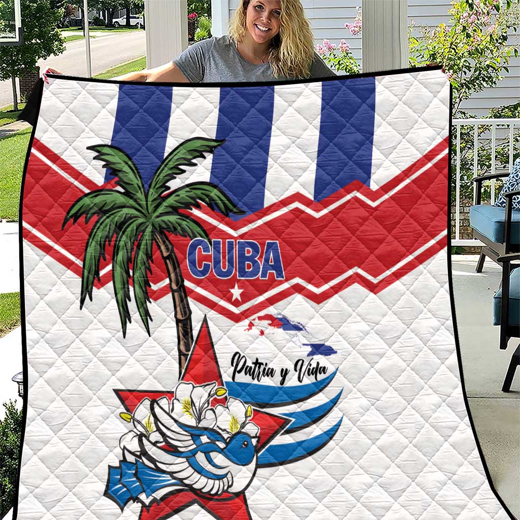 Cuba Patria Y Vida Quilt Cuban Trogon Unique - Wonder Print Shop