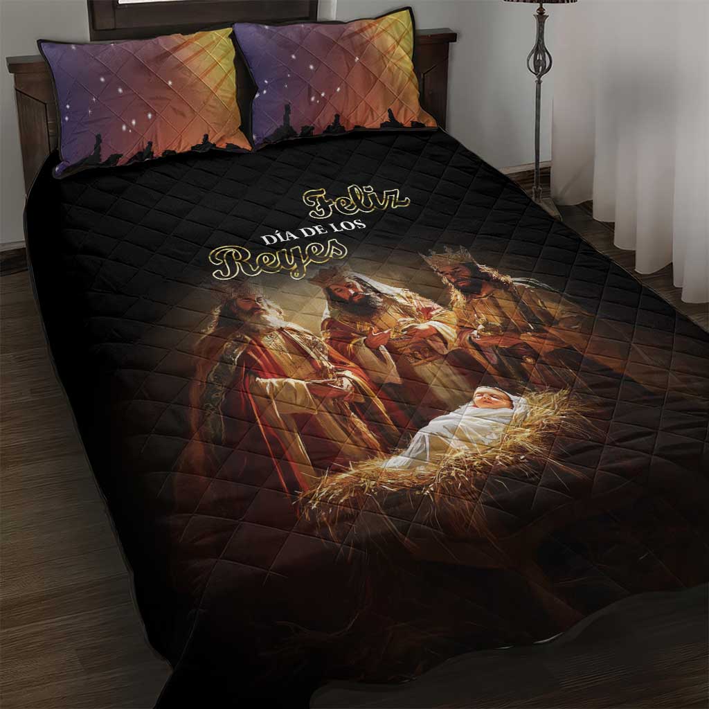 Three Kings Day Quilt Bed Set Epiphany Dia de los Reyes - Wonder Print Shop