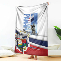 Panama Martyrs Day blanket with flag and coat of arms print