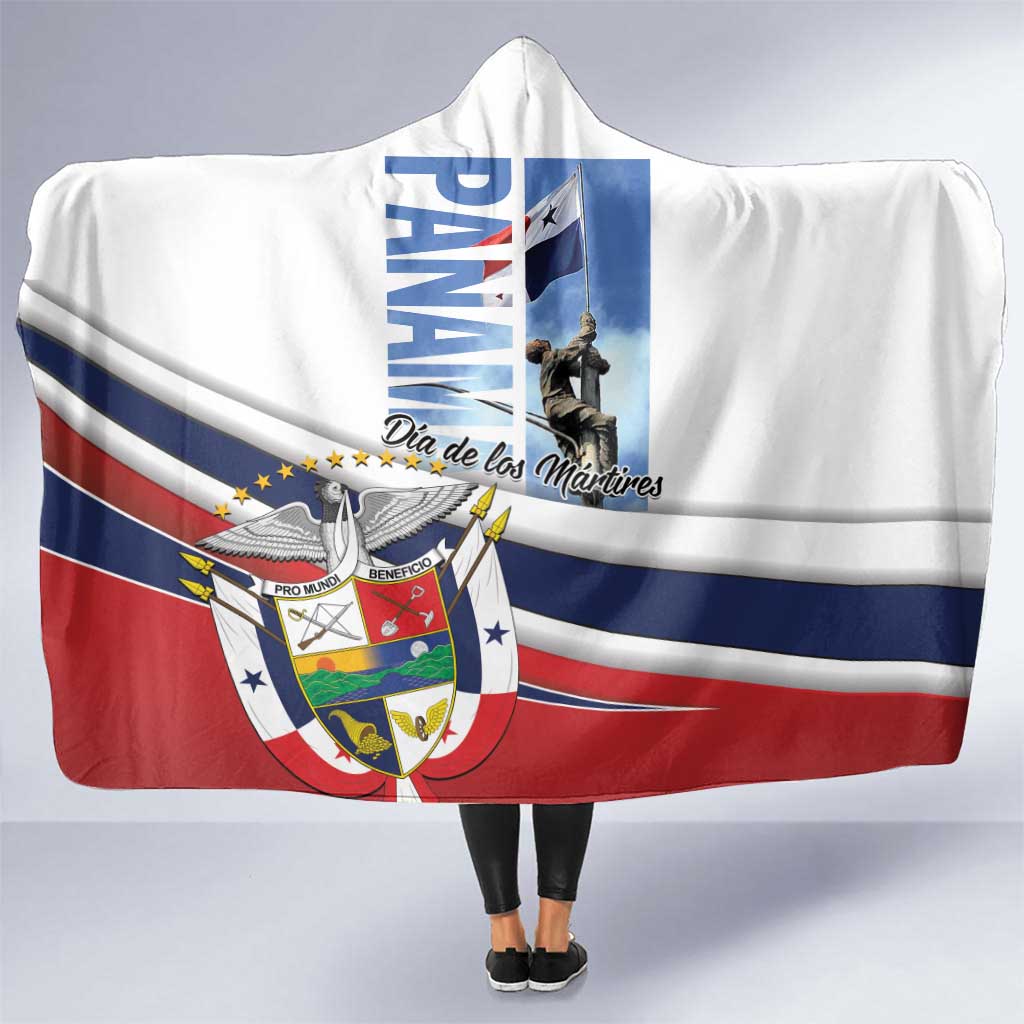 Panama Martyrs Day Hooded Blanket Dia de los Martires