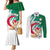 Algeria Football Couples Matching Mermaid Dress and Long Sleeve Button Shirt Go Les Fennecs