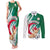 Algeria Football Couples Matching Tank Maxi Dress and Long Sleeve Button Shirt Go Les Fennecs - Wonder Print Shop