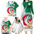 Algeria Football Family Matching Long Sleeve Bodycon Dress and Hawaiian Shirt Go Les Fennecs - Wonder Print Shop