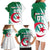 Algeria Football Family Matching Long Sleeve Bodycon Dress and Hawaiian Shirt Go Les Fennecs - Wonder Print Shop