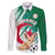 Algeria Football Family Matching Long Sleeve Bodycon Dress and Hawaiian Shirt Go Les Fennecs - Wonder Print Shop