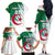 Algeria Football Family Matching Off Shoulder Long Sleeve Dress and Hawaiian Shirt Go Les Fennecs - Wonder Print Shop