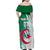 Algeria Football Family Matching Off Shoulder Maxi Dress and Hawaiian Shirt Go Les Fennecs - Wonder Print Shop