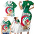 Algeria Football Family Matching Short Sleeve Bodycon Dress and Hawaiian Shirt Go Les Fennecs - Wonder Print Shop