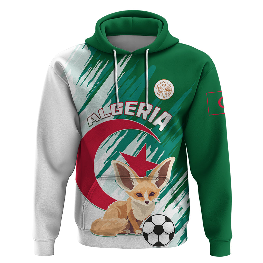 Algeria Football Hoodie Go Les Fennecs - Wonder Print Shop