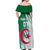 Algeria Football Off Shoulder Maxi Dress Go Les Fennecs - Wonder Print Shop