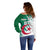 Algeria Football Off Shoulder Sweater Go Les Fennecs - Wonder Print Shop