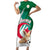 Algeria Football Short Sleeve Bodycon Dress Go Les Fennecs - Wonder Print Shop