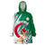 Algeria Football Wearable Blanket Hoodie Go Les Fennecs - Wonder Print Shop