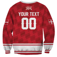 Custom Hockey 2026 Denmark Sweatshirt Danish Lions Go Champions