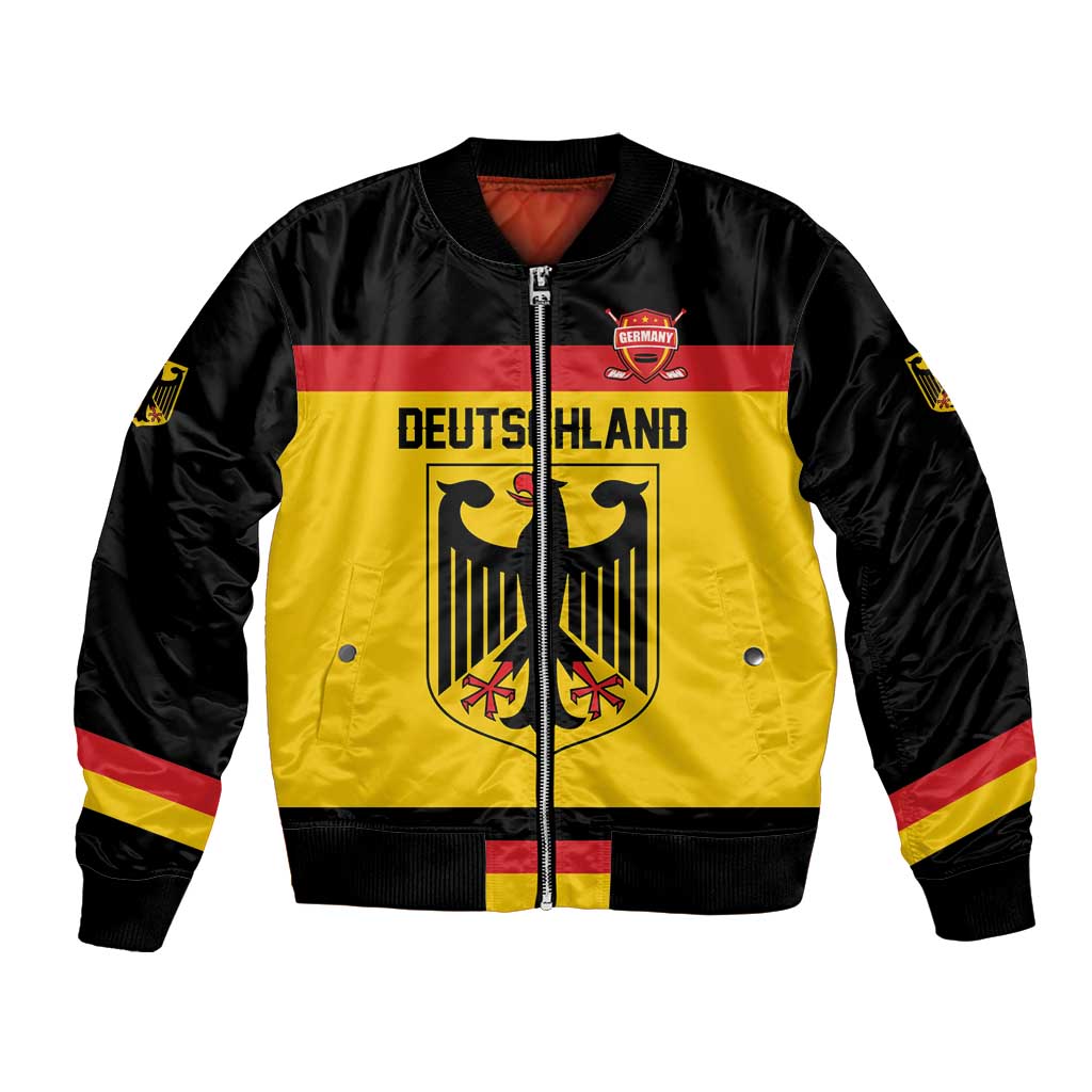 Custom Hockey 2026 Germany Bomber Jacket Trager der Adler
