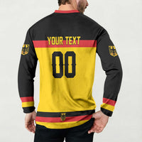 Custom Hockey 2026 Germany Button Sweatshirt Trager der Adler