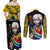 South Africa Freedom Day 2024 Couples Matching Off Shoulder Maxi Dress and Long Sleeve Button Shirt Happy 30th Anniversary - Wonder Print Shop