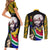 South Africa Freedom Day 2024 Couples Matching Short Sleeve Bodycon Dress and Long Sleeve Button Shirt Happy 30th Anniversary - Wonder Print Shop