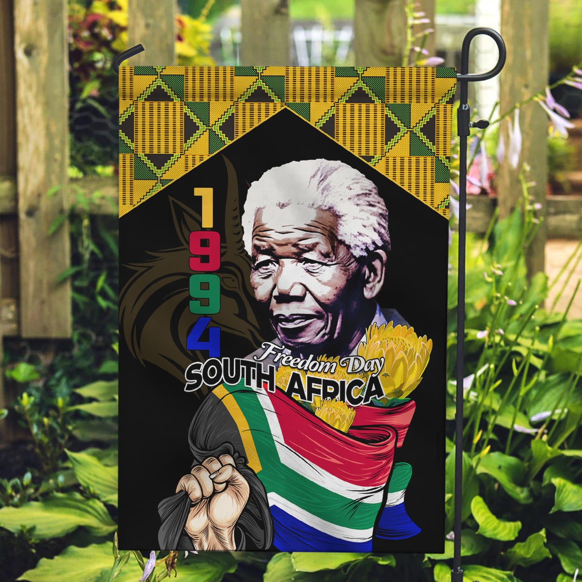 South Africa Freedom Day 2024 Garden Flag Happy 30th Anniversary - Wonder Print Shop