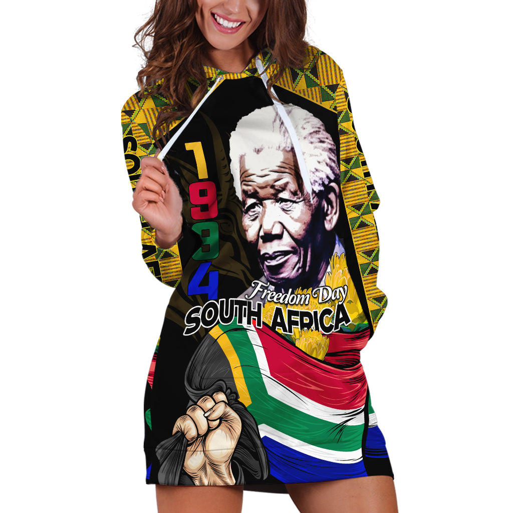 South Africa Freedom Day 2024 Hoodie Dress Happy 30th Anniversary - Wonder Print Shop