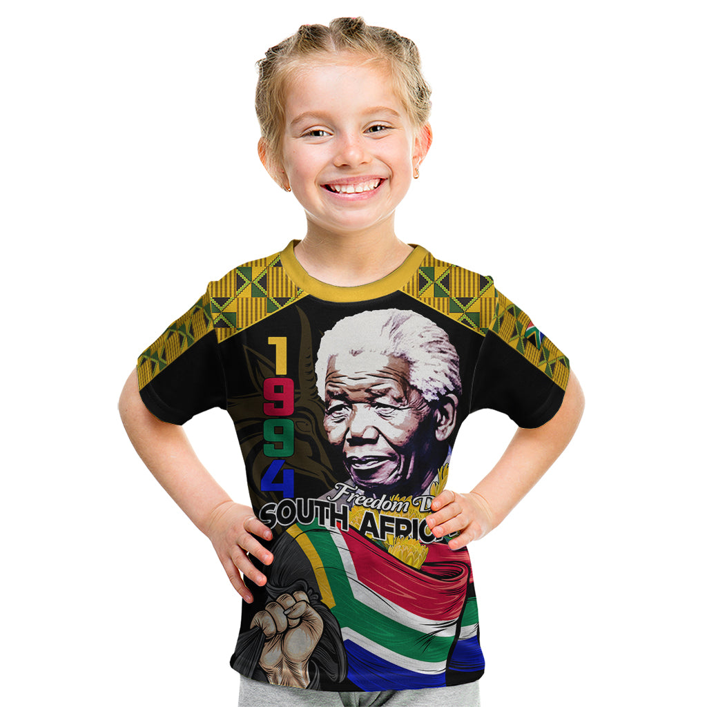 South Africa Freedom Day 2024 Kid T Shirt Happy 30th Anniversary - Wonder Print Shop