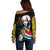 South Africa Freedom Day 2024 Off Shoulder Sweater Happy 30th Anniversary - Wonder Print Shop