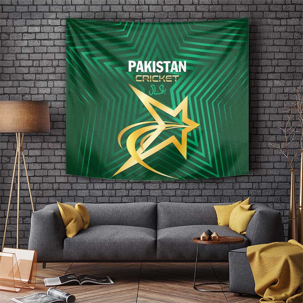 Pakistan Cricket Tapestry The Boys In Green