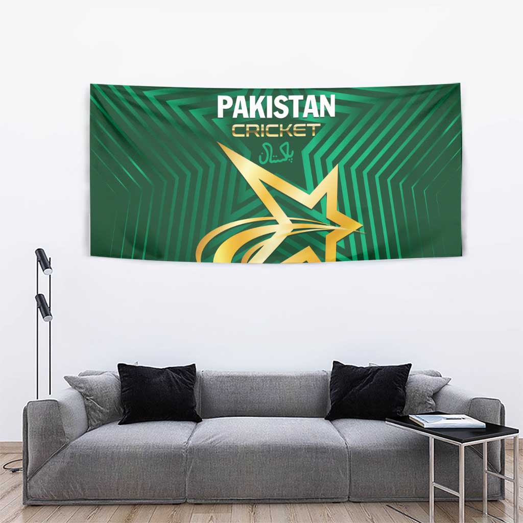 Pakistan Cricket Tapestry The Boys In Green