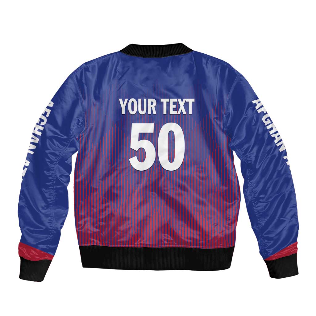 Custom Afghanistan Cricket Afghan Atalan Bomber Jacket Glorious Nation Victorious Team
