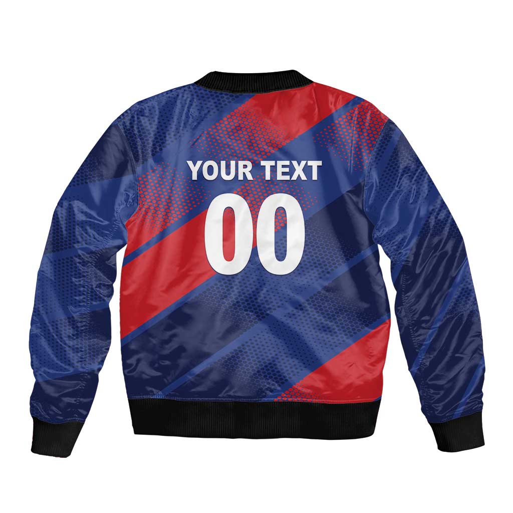 Custom England Cricket Bomber Jacket Come On Three Lions