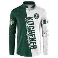 Personalised Canada Kitchener Button Sweatshirt Ex Industria Prosperitas