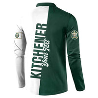 Personalised Canada Kitchener Button Sweatshirt Ex Industria Prosperitas
