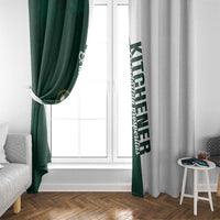 Personalised Canada Kitchener Window Curtain Ex Industria Prosperitas