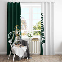 Personalised Canada Kitchener Window Curtain Ex Industria Prosperitas