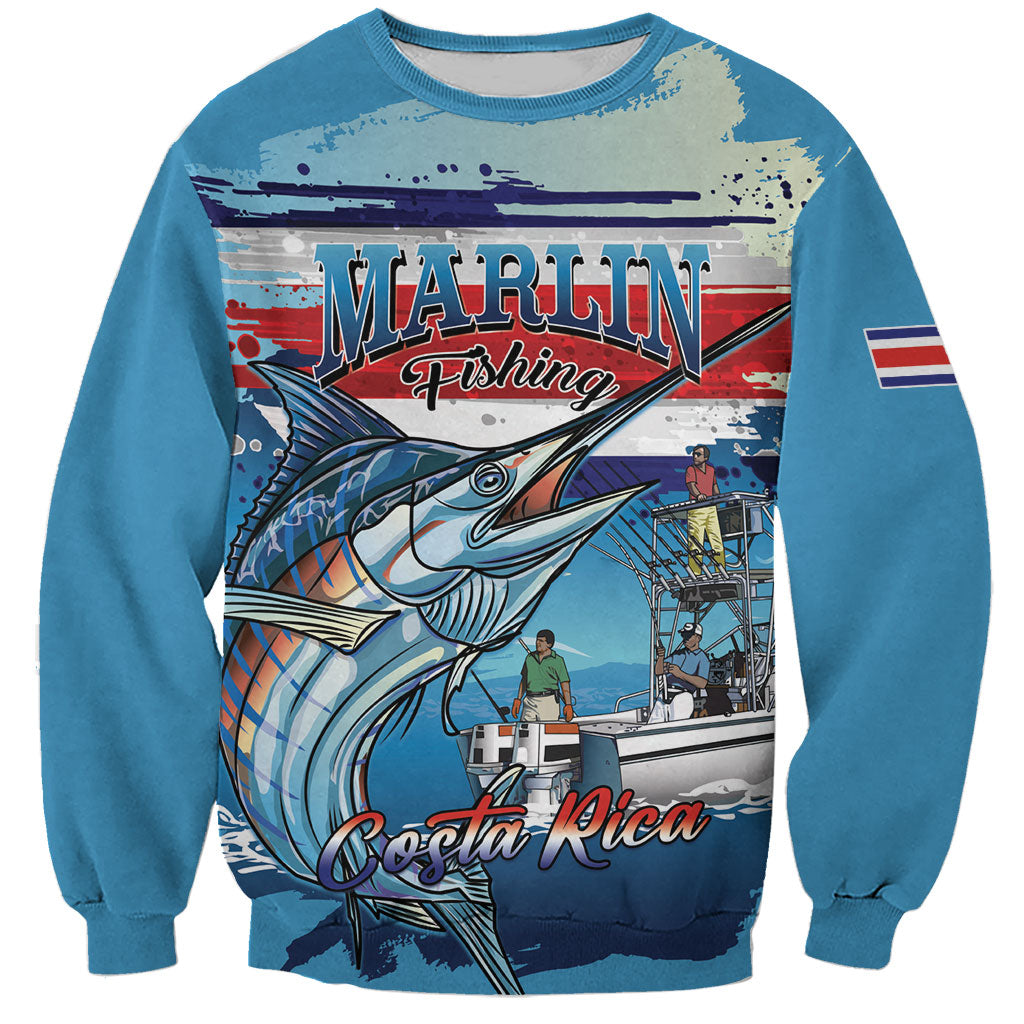 Personalized Costa Rica Blue Marlin Fishing Sweatshirt 2026 Season