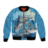 Personalized Guatemala Blue Marlin Fishing Bomber Jacket 2026 Season