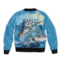 Personalized Guatemala Blue Marlin Fishing Bomber Jacket 2026 Season
