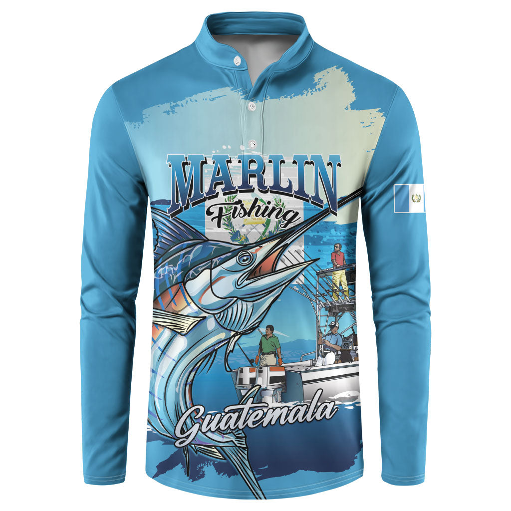 Personalized Guatemala Blue Marlin Fishing Button Sweatshirt 2026 Season